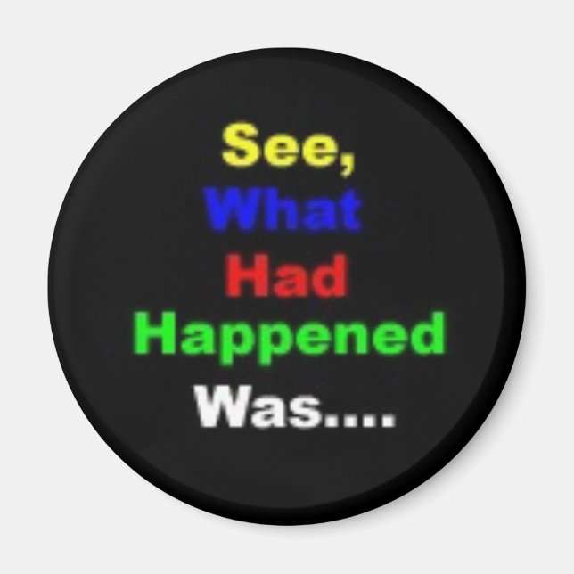 Ursäkta Magnet (Framsidan)