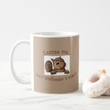 Ursäkta mig...din fågelmatare är ett tomt kaffe mu