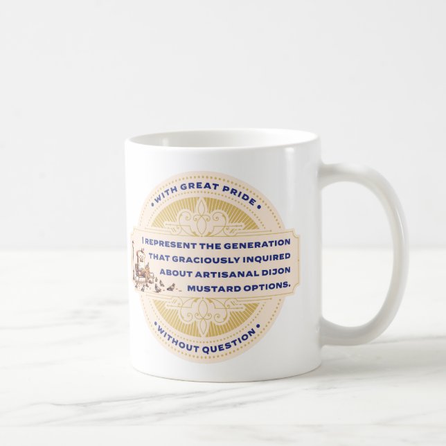Ursäkta mig, har du Grått Poupon? Kaffemugg (Höger)