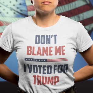 Ursäkta mig inte, jag röstade för trumman t shirt
