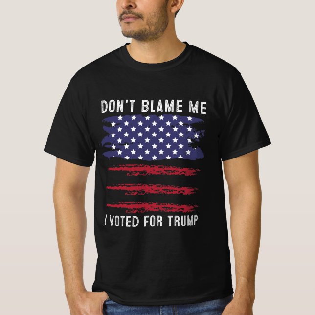 Ursäkta mig inte, jag röstade för trumman t shirt (Framsida)
