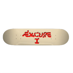 Ursäkta mig old school skateboard bräda 21,6 cm