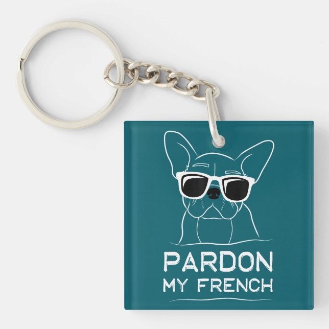 Ursäkta min Fransk Frenchie Bulldog Rolig hund (Framsidan)