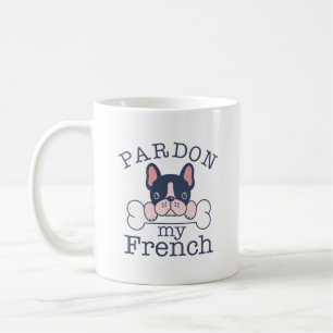 Ursäkta min Fransk Kaffemugg