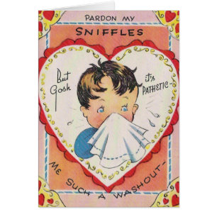 Ursäkta mina snutar hälsningskort