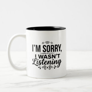 Ursäkta var inte nog Tvåtons kaffemugg