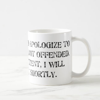 ursäkten kaffemugg