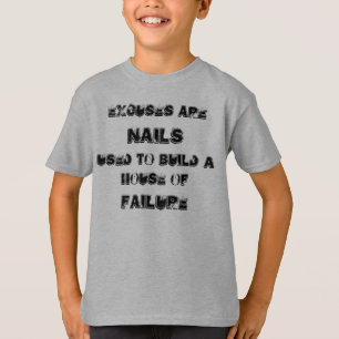 Ursäkter är van vid byggande för NAGLAR per hus Tee Shirt