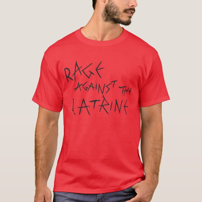 Ursinne mot latrinen tee shirt (Framsida)