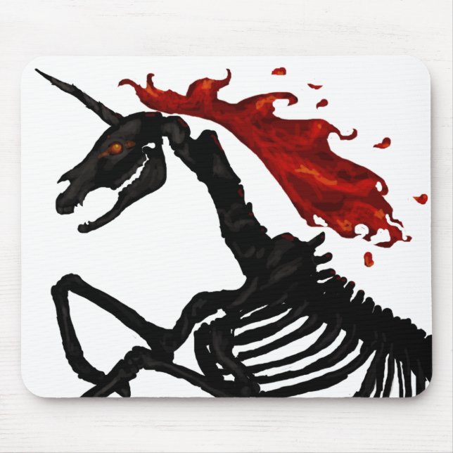 Ursinne - Unicornskelett Musmatta (Framsidan)