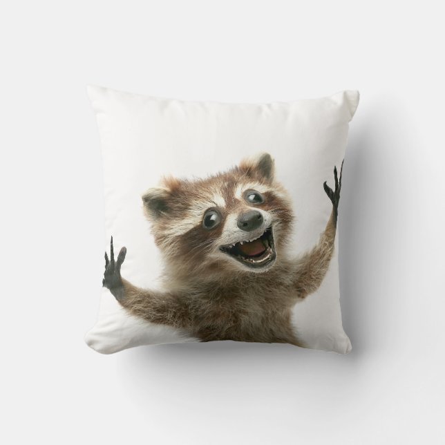 Ursinnigt lycklig som ska är snuggleds med kudde (Framsida)