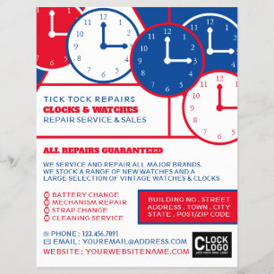 Urskivor, Horologist Reklam Reklamblad