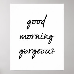 Ursnygg bra morgon poster