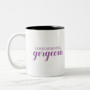 Ursnygg bra morgon Två-Tonad mugg