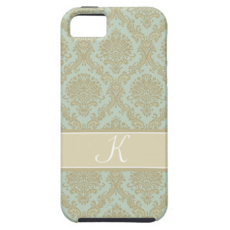Ursnygg damastast monogramdesign iPhone 5 cover