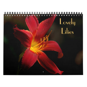 Ursnygg liljafotokalender kalender