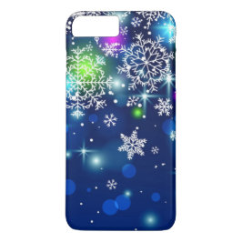 ursnygg mång- kulör snöflingor