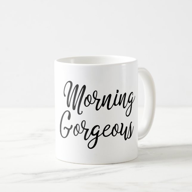 Ursnygg morgon kaffemugg (Framsida höger)