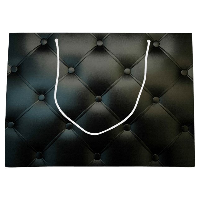 Ursnygg svart läderstruktur (Framsidan)