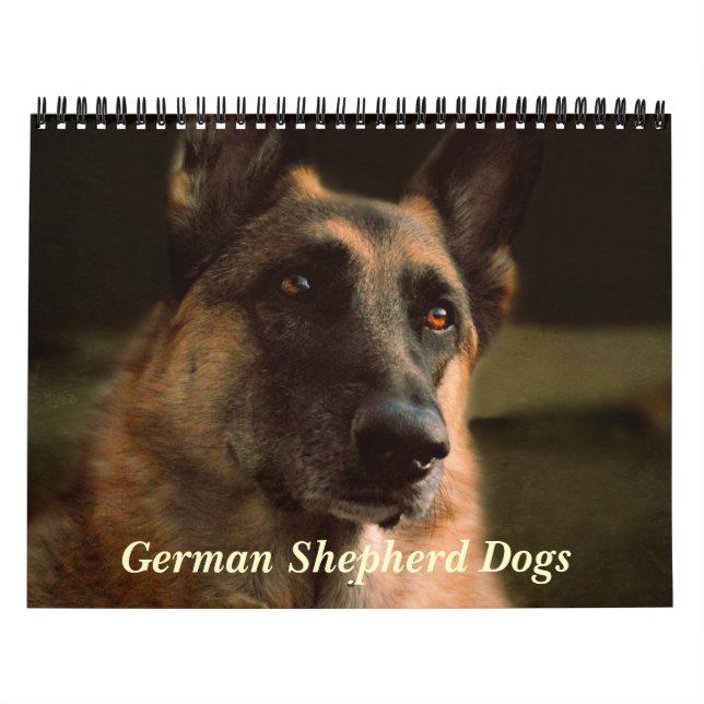 Ursnygg tysk herdehundkalender kalender (Omslag)