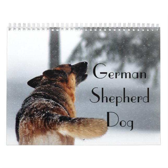 Ursnygg tysk herdehundkalender kalender (Omslag)