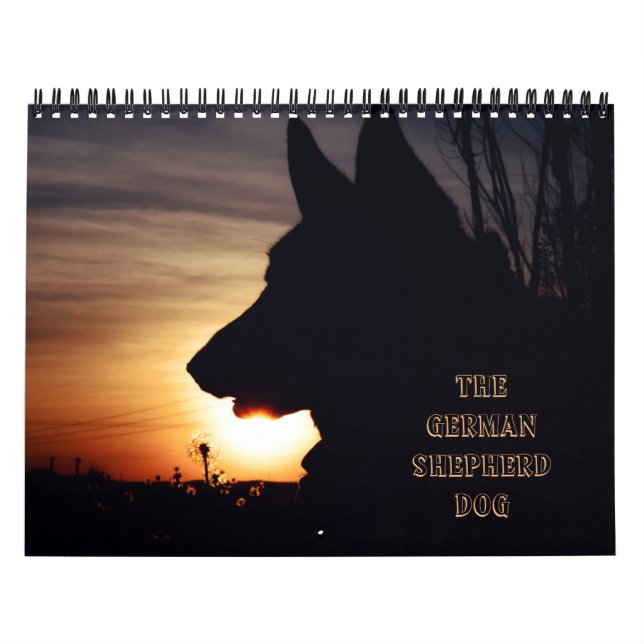 Ursnygg tysk herdekalender kalender (Omslag)