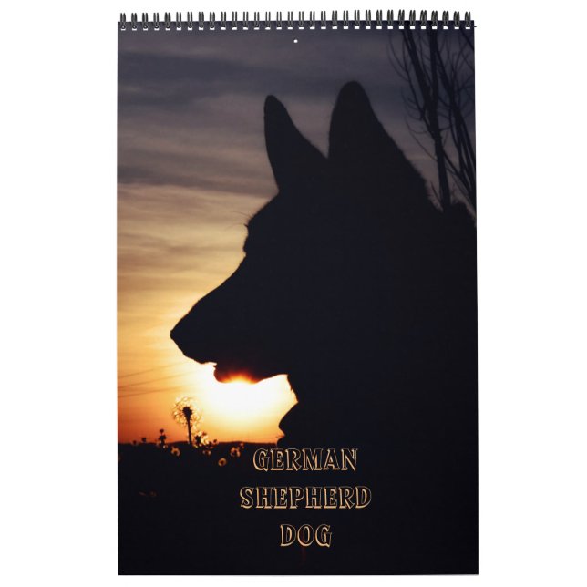 Ursnygg tysk herdekalender kalender (Omslag)