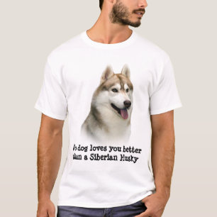 Ursnygg unisex- T-tröja för siberian husky T-shirt