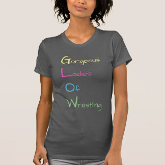 Ursnygga damer för GLÖD av brottningT-tröja Tee Shirt