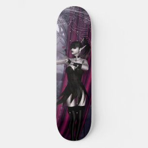 Ursnygga Goth flickacobwebs & gardiner Skateboard Bräda 20 Cm