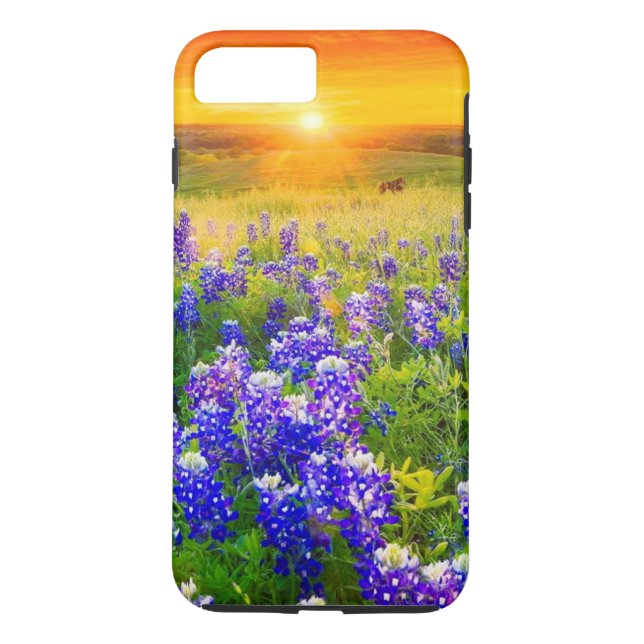 ursnygga Texas bluebonnets Case-Mate iPhone Skal (Baksida)