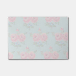 Ursnygga urblekta rosa ros som posta-det noterar post-it block