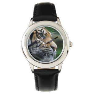 Ursnyggt Bengal tigeransikte Armbandsur