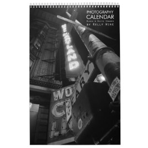 Ursnyggt Kelly för B&W-fotokalender (SF täcker) Kalender