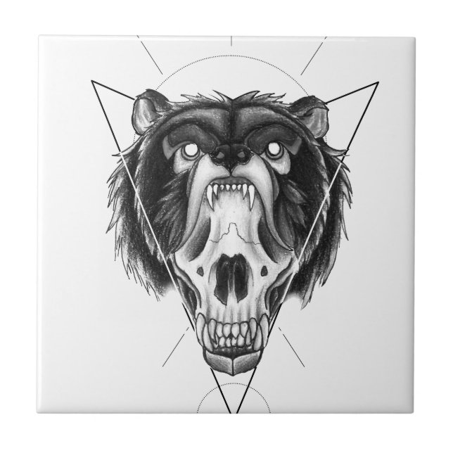 Urso Blackwork Kakelplatta (Framsidan)