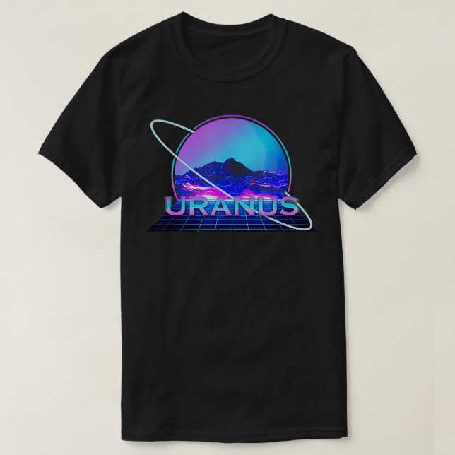 UrSolar System Planet Space Science Retro T Shirt (Design framsida)