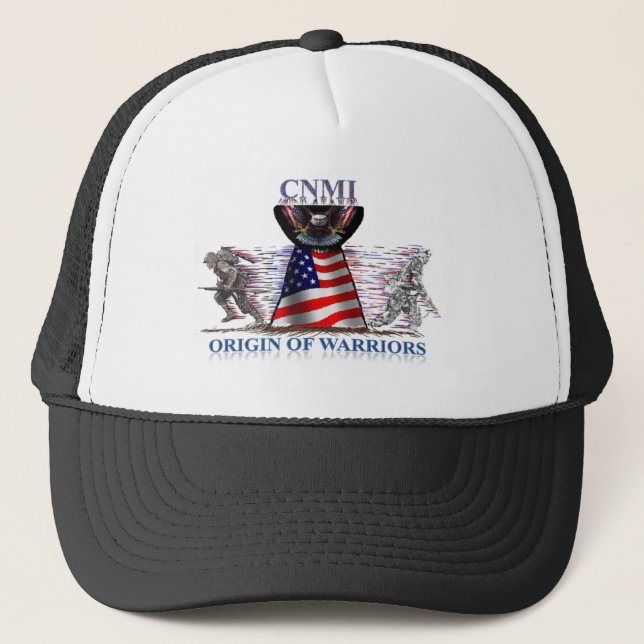 Ursprung av krigare truckerkeps (Framsida)