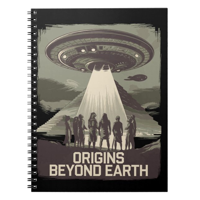 Ursprung bortom jordens antike Alien Teory Anteckningsbok (Framsidan)