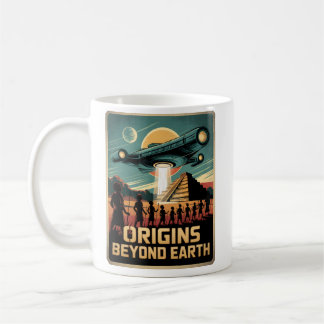 Ursprung bortom jordens antike Alien Teory Kaffemugg