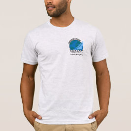 "Ursprung charters" båtkapten Ash Vivid tryckning T Shirt