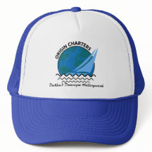 "Ursprung Charters" Boat Deckhand White/Royal Blue