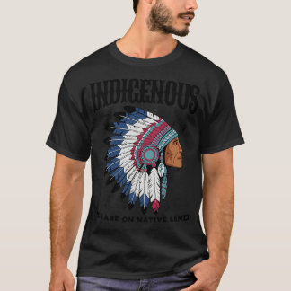 URSPRUNG DU ÄR PÅ NATIV LAND T SHIRT