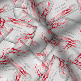 Ursprung, händelseplanering Red Grått Silver Marbl Visitkort