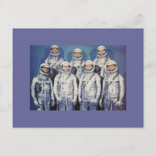 Ursprunglig 7 kvicksilverastronauter vykort