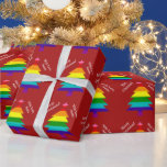 Ursprunglig 8 Rand HBT-Pride Flagga HGBTQ-jul Presentpapper<br><div class="desc">Ursprungligt 8 Rand HBT-Pride Flagga i Julgran,  Papper julklapp med anpassningsbar: God jul,  med Kärlek tomten</div>