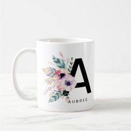 Ursprunglig "A"-alfabet Mugg Monogram Boho Waterco