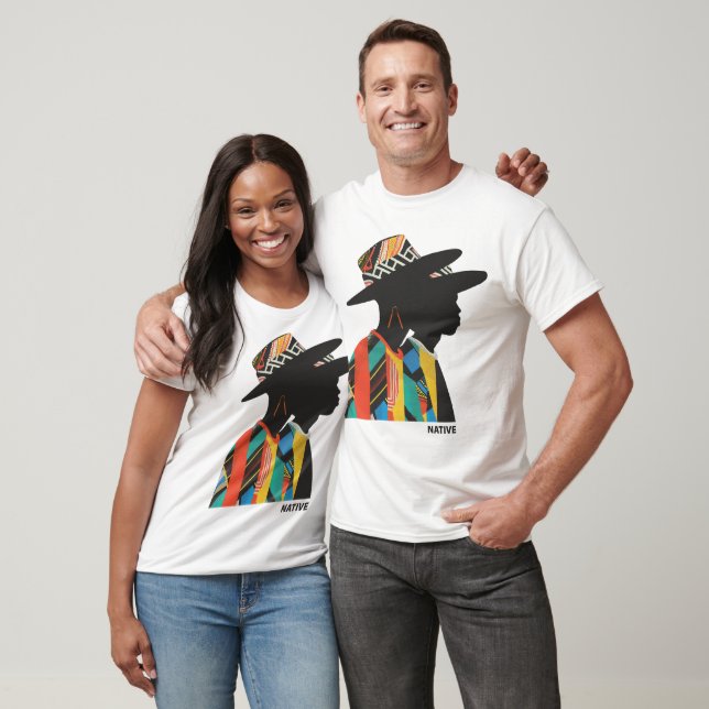 Ursprunglig afrikansk t shirt (Unisex)