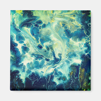 Ursprunglig akryl PourArt Magnet