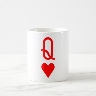 Ursprunglig Alla hjärtans dag drottning av hjärtsy Kaffemugg