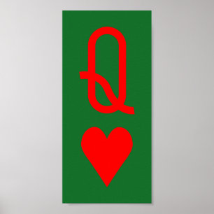 Ursprunglig Alla hjärtans dag drottning av hjärtsy Poster